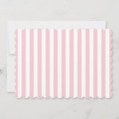 女の赤ちゃん、シャワーの招待状 招待状 (裏面)