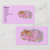 女の赤ちゃん 名刺 (正面/裏面)