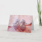 女の赤ちゃん 案内状 (正面)