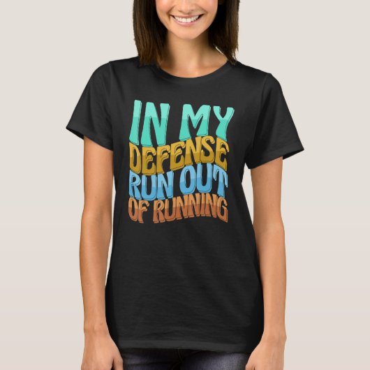 女の走人の愛から走守るために Tシャツ (正面)