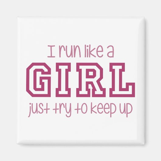 女の走子が上に乗るだけ保だ マグネット (正面)