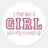 女の走子が上に乗るだけ保だ ラウンドシール (正面)