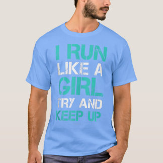 女の走子が女の子の機嫌を保走ておもしろい見てみる Tシャツ