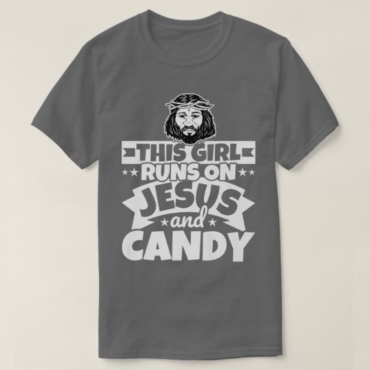 女の走子はイエスとキャンディ767 Tシャツ (デザイン正面)