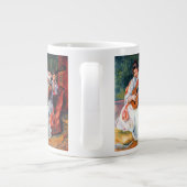 女の遊ギター・バイ・ピエール・ルノアール ジャンボコーヒーマグカップ (裏面)