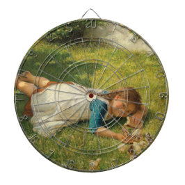 女の遊子とチックス（鶏と鶏） ダーツボード