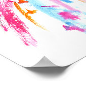 女の遊子のバイオリン ポスター (角)