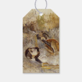 女の遊子のマンドリン（Berthe Morisot著） ギフトタグ