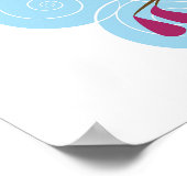 女の遊子の愛と音楽のための少年のギター ポスター (角)