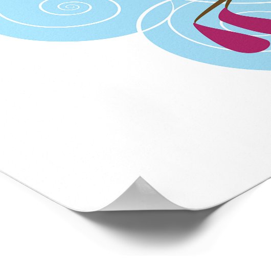 女の遊子の愛と音楽のための少年のギター ポスター (角)