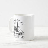 女の遊子好きだ コーヒーマグカップ (正面左)