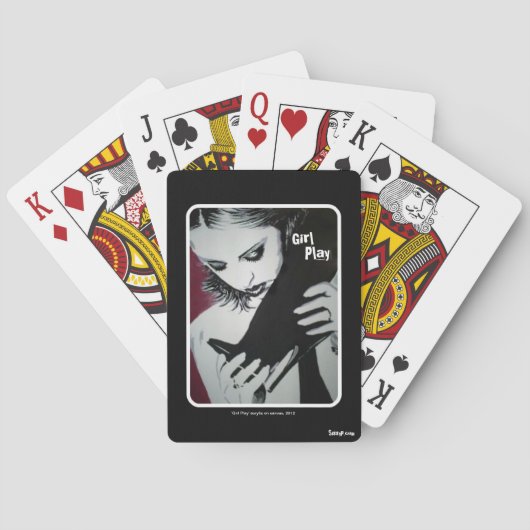 「女の遊子」トランプ トランプ (裏面)