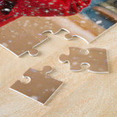 女の運クリスマスプレゼント ジグソーパズル (側面)