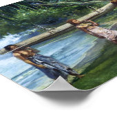 "女の運子のカヌー" - John LaFargeプリント ポスター (角)