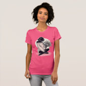 女の静かな考え Tシャツ (正面フル)