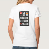 女のtシャツ tシャツ (裏面)