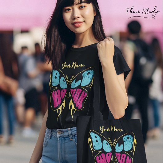 女はっきりした名パーソナライズされたバタフ素朴ラ Tシャツ