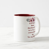 女はっきりした性マグ"ああクソ彼女は起きている" ツートーンマグカップ (正面右)