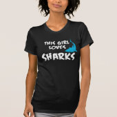 女はサメが好きだ Tシャツ (正面)