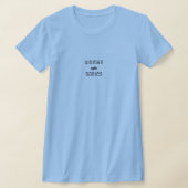 女はベビー Tシャツ (レイダウン)