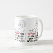 女はマグを愛される コーヒーマグカップ (正面右)