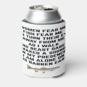 女は僕を恐れ、魚は僕を恐れる 缶クーラー (缶裏面)