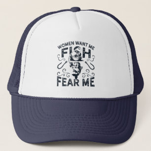 女は僕を欲しがる 魚は僕を恐れる おもしろフィッシング キャップ