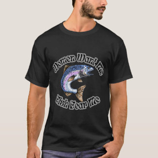 女は僕を欲しがる 魚は僕を恐れる Tシャツ