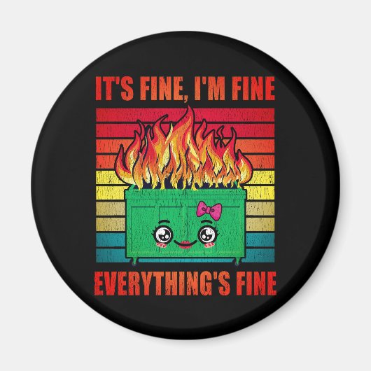 女は全て燃え素晴らし上がる マグネット (正面)