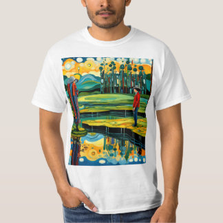 女は内を見る Tシャツ