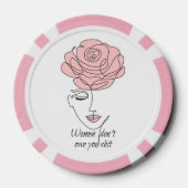 女は君のトランプのポーカーチップを借らない ポーカーチップ (裏面)