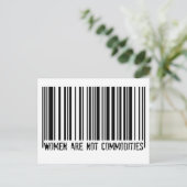 女は品ではない ポストカード (スタンド正面)