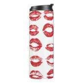 女は唇を固める。手描きの水色の唇の選択表示 タンブラー (回転左)