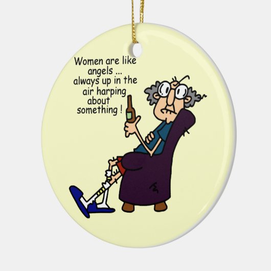 女は天使に似ている セラミックオーナメント (左)