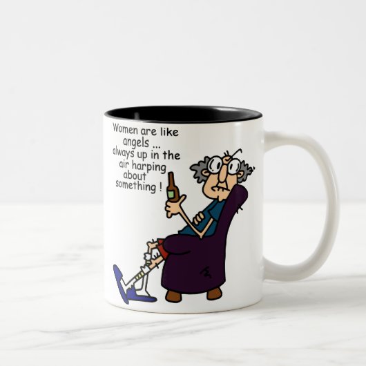 女は天使に似ている ツートーンマグカップ (右)
