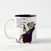 女は天使に似ている ツートーンマグカップ (左)