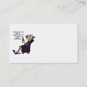 女は天使に似ている 名刺 (裏面)