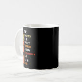 女は嵐だ彼女に囁いた コーヒーマグカップ (正面左)
