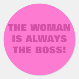 女は常にボス! ラウンドシール