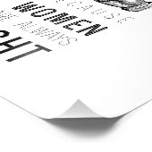 女は常に離れ正しいから男だ フォトプリント (角)