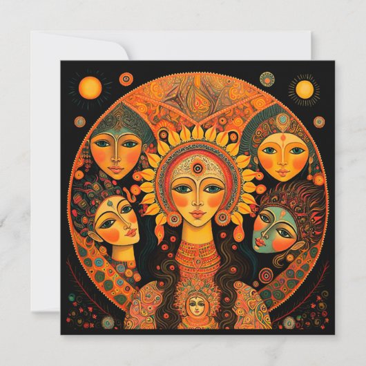 女は心もハートも持っている 招待状 (正面)