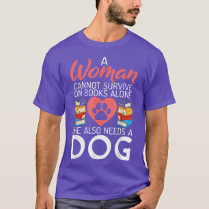 女は本に生き延びも一人では無い Tシャツ