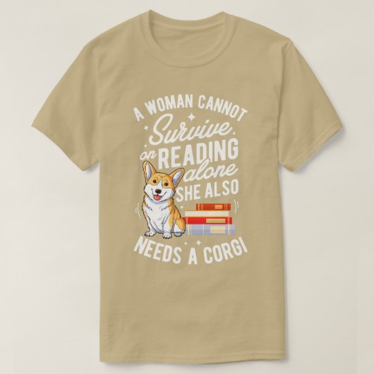 女は独り生き延びのコ読ルギに乗る事が出来ぬ Tシャツ (デザイン正面)