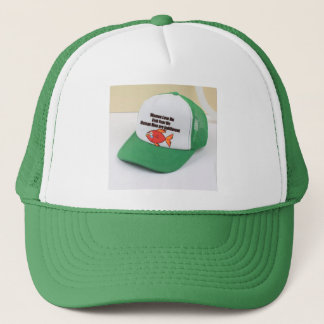 女は私を愛する魚は私を恐れる人間の男性の帽子 キャップ