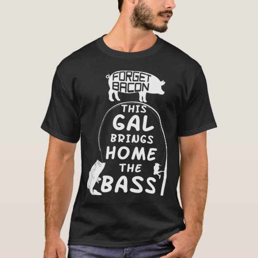 女は私を欲しがる 魚は私を恐れる Tシャツ (正面)