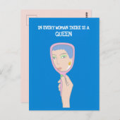 女は素晴らしい生き物だ ポストカード (正面/裏面)