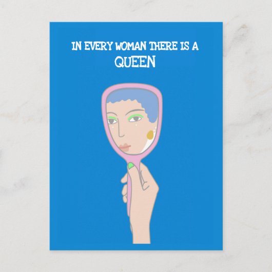 女は素晴らしい生き物だ ポストカード (正面)