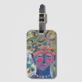 女は自分のドラマーに向かって行進する ラゲッジタグ (正面縦)