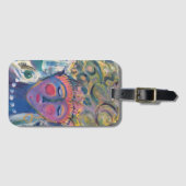 女は自分のドラマーに向かって行進する ラゲッジタグ (正面横)