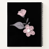 女は茶のバッグ ノートブック (裏面)